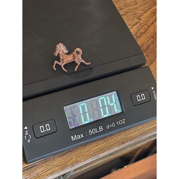 Vintage Enamel Horse Pin Brooch Brown Running Horse Tiawan Retro - Picture 11 of 11